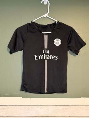 Paris Saint-Germain 2018/19 Jordan Third Jersey Black Fly Emirates